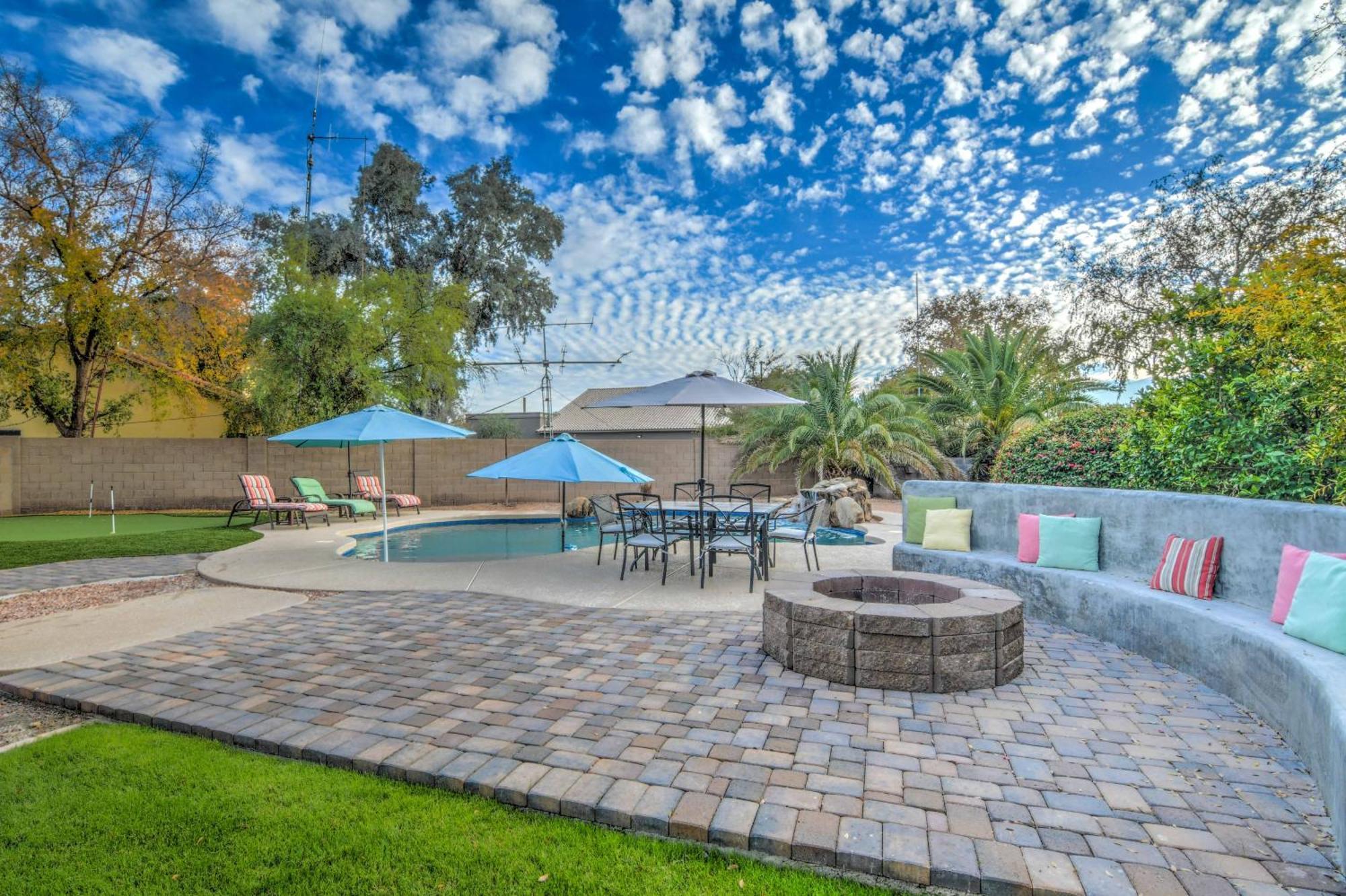 Route 66 Oasis In Downtown Gilbert With Heated Pool & Mini Golf Villa Eksteriør billede